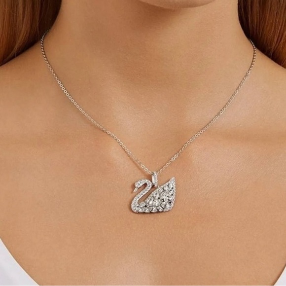 Swarovski Swan Necklace - Picture 2 of 3